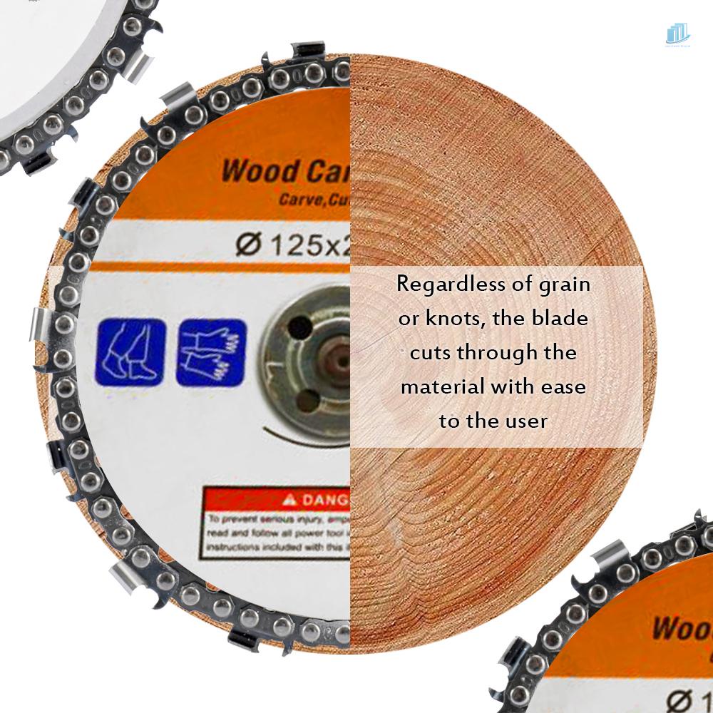 Đĩa Mài Gỗ 5 Inch 14 Răng 22mm 125mm Chuyên Dụng Cho Máy Mài Góc 125mm