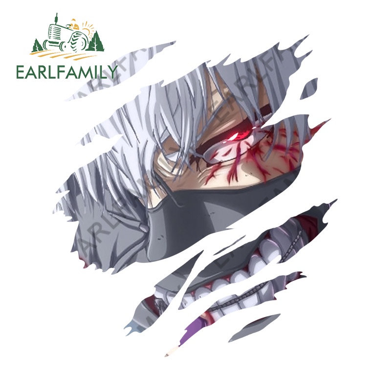 Đề Can Dán Trang Trí Xe Hơi Họa Tiết Tokyo Ghoul 13cm X 11.5cm Chống Thấm Nước DIY