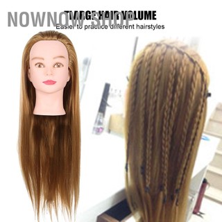 Đầu ma-nơ-canh tóc giả thực hành tạo kiểu cho salon 70cm