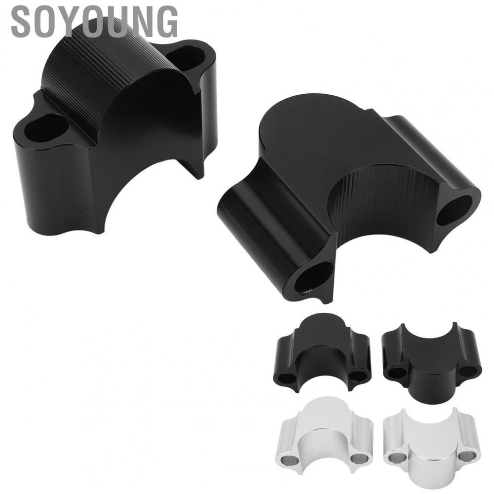 Soyoung Handlebar Riser Clamp  Motorcycle Handlebar Riser Clamp 2 PCS Left and Right Precise 28mm 30mm  for Motorbike