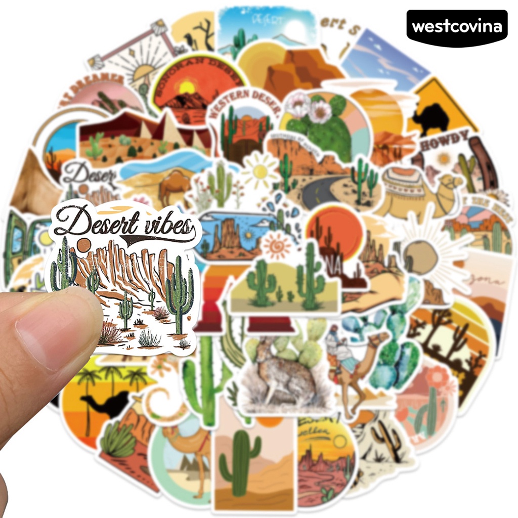 [COD]♪Bộ 50 Miếng Dán Chống Thấm Nước Tự Dính Trang Trí Sổ Tay