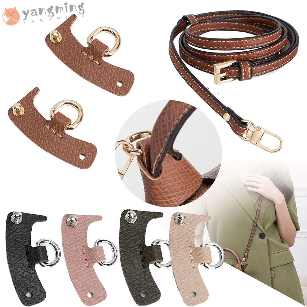 YANGMING Dây Đeo Túi Xách Bằng Da Thật Không Đục Lỗ Cho Longchamp Nhiều Màu Tùy Chọn