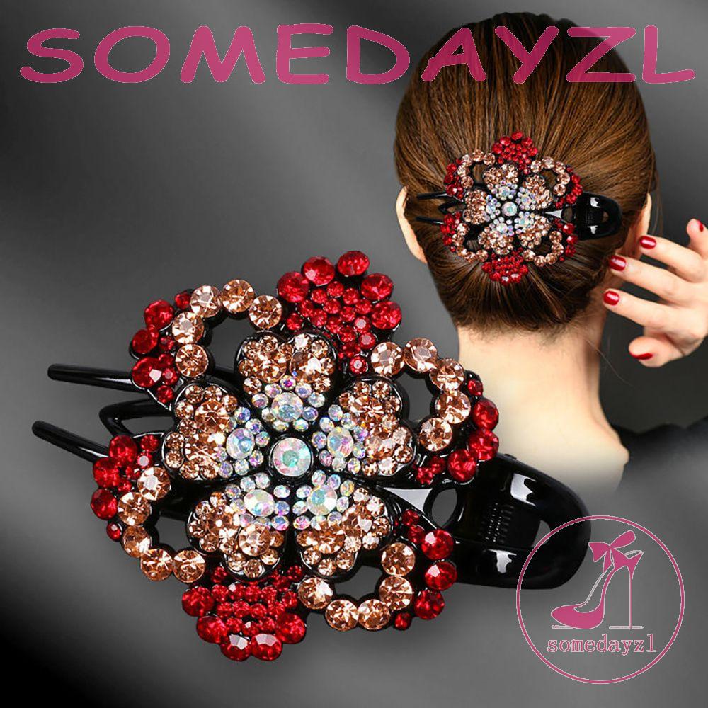 Giá Đỡ Kẹp Tóc Đuôi Ngựa Bằng Acrylic Kiểu Vintage Thời Trang Cho Nữ