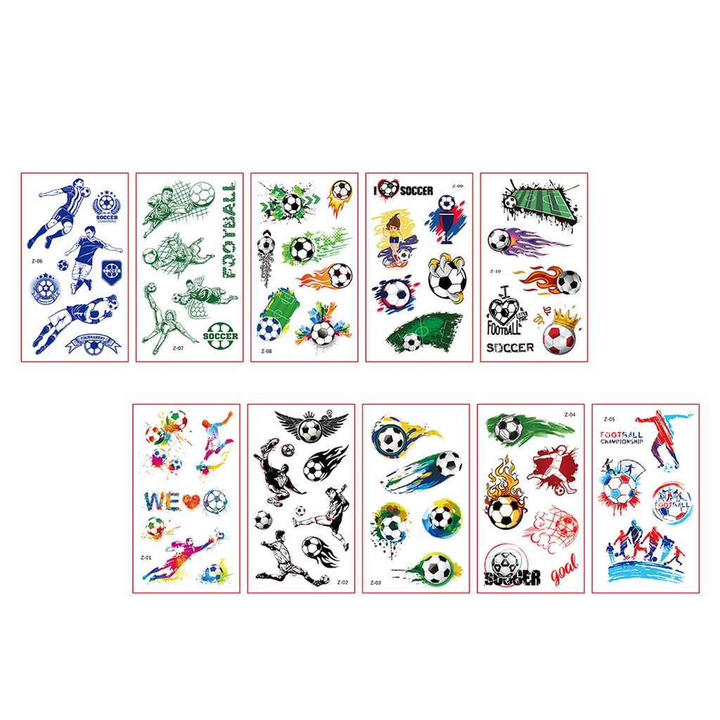 Bộ 10 Hình Xăm Dán Nhiều Kiểu Thân Thiện Với Môi Trường Chống Nước Chống Mồ Hôi Dễ Sử Dụng Cho Unisex