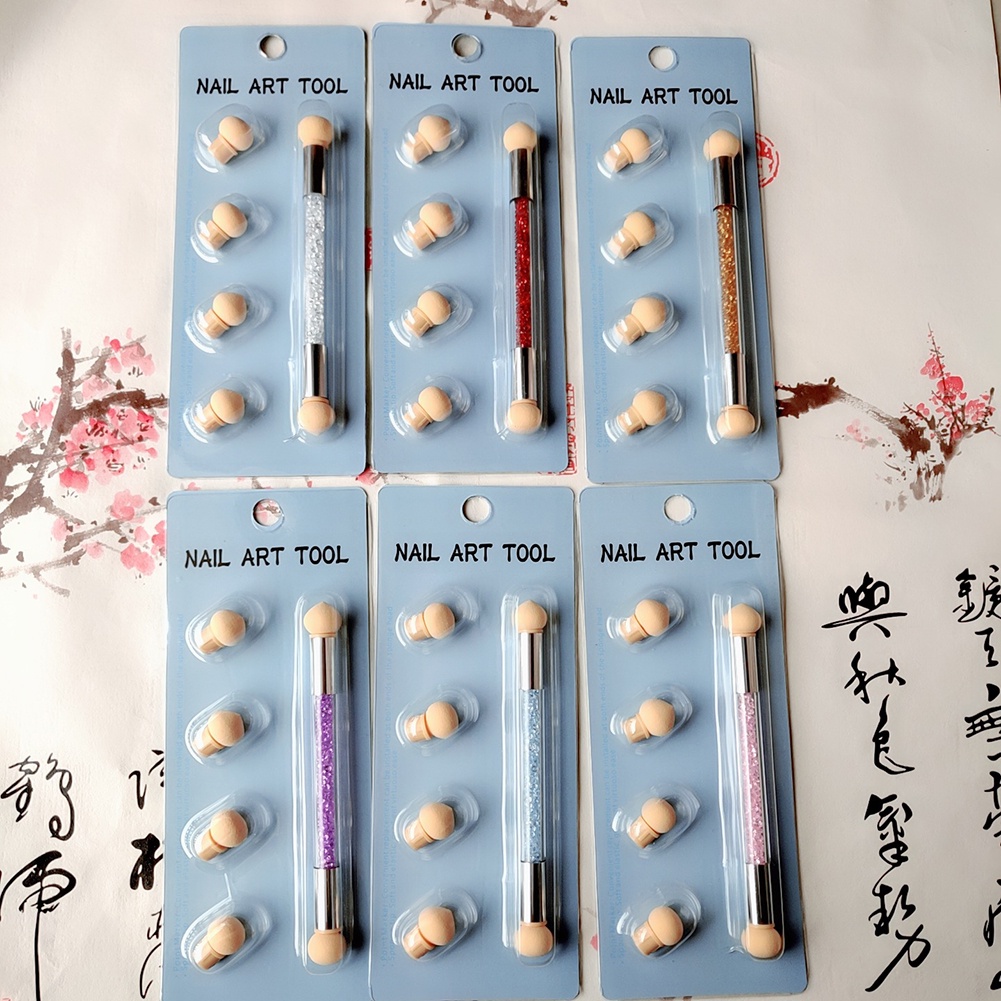 Bút Mút Hai Đầu Không Nhòe Dùng Vẽ Móng Nghệ Thuật