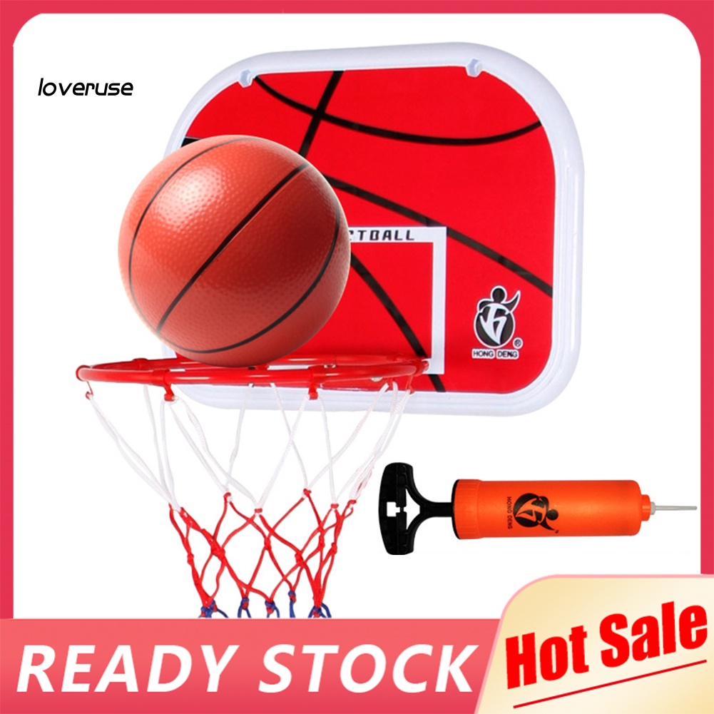 / Lo / Đồ Chơi Lưới Bơm Bóng Rổ Mini Gắn Tường Cho Trẻ Em