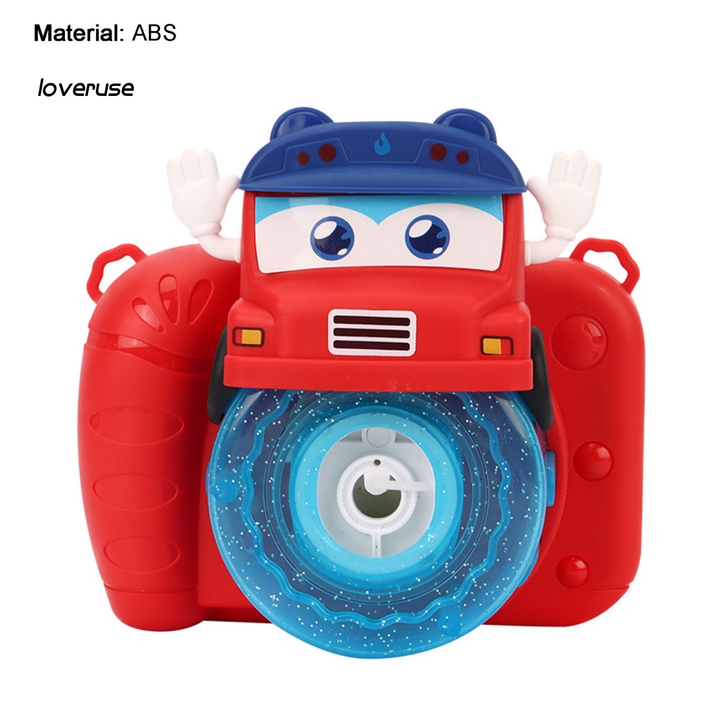 / Lo / Easy Đồ Chơi Máy Thổi Bong Bóng Xà Phòng Điện Tử Hình Máy Ảnh Hoạt Hình Dễ Thương