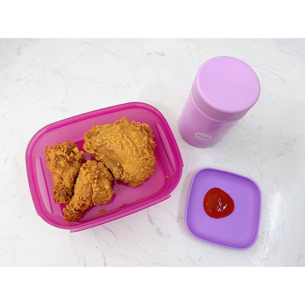 Bộ 2 Dĩa Tupperware Mini Stacking Plate - Hàng chính hãng