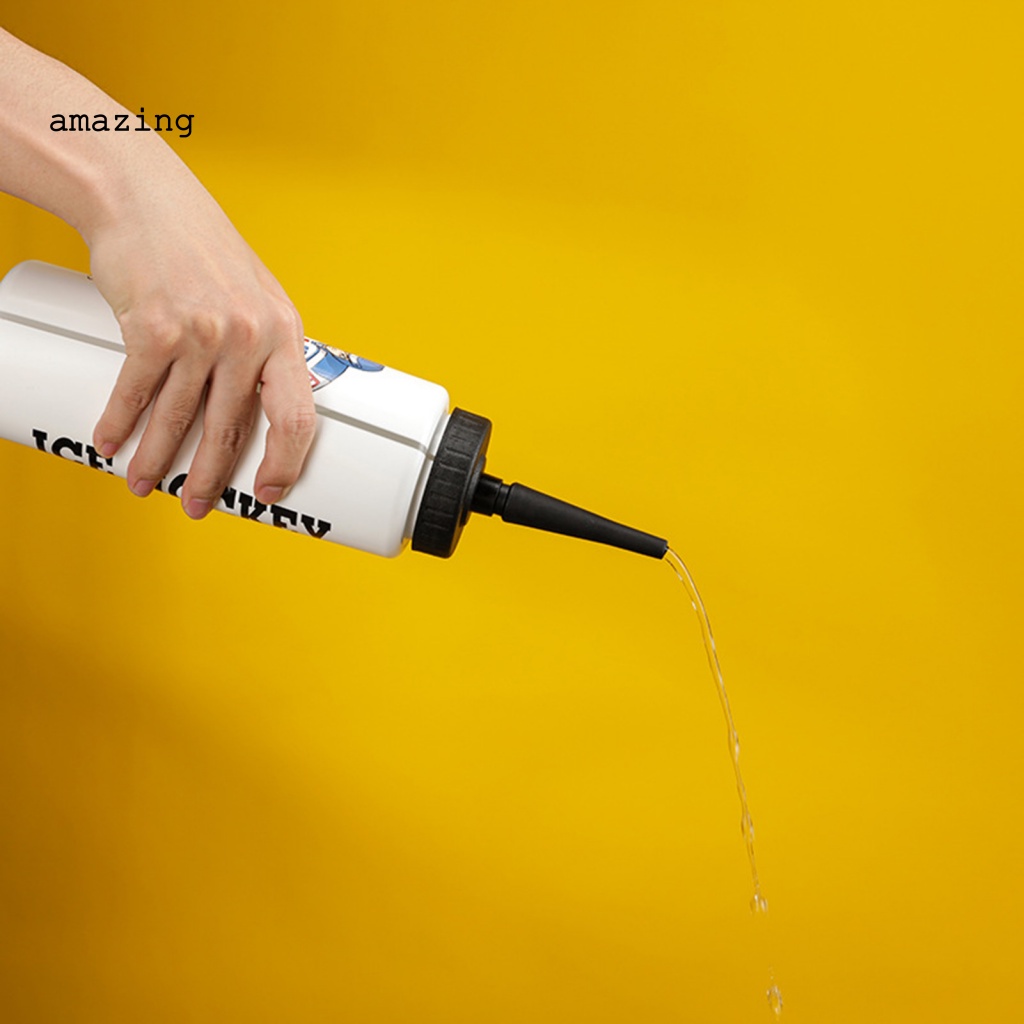 Bình Nước Một Tay Cầm Kèm Ống Hút Tiện Dụng Khi Đi Xe Đạp