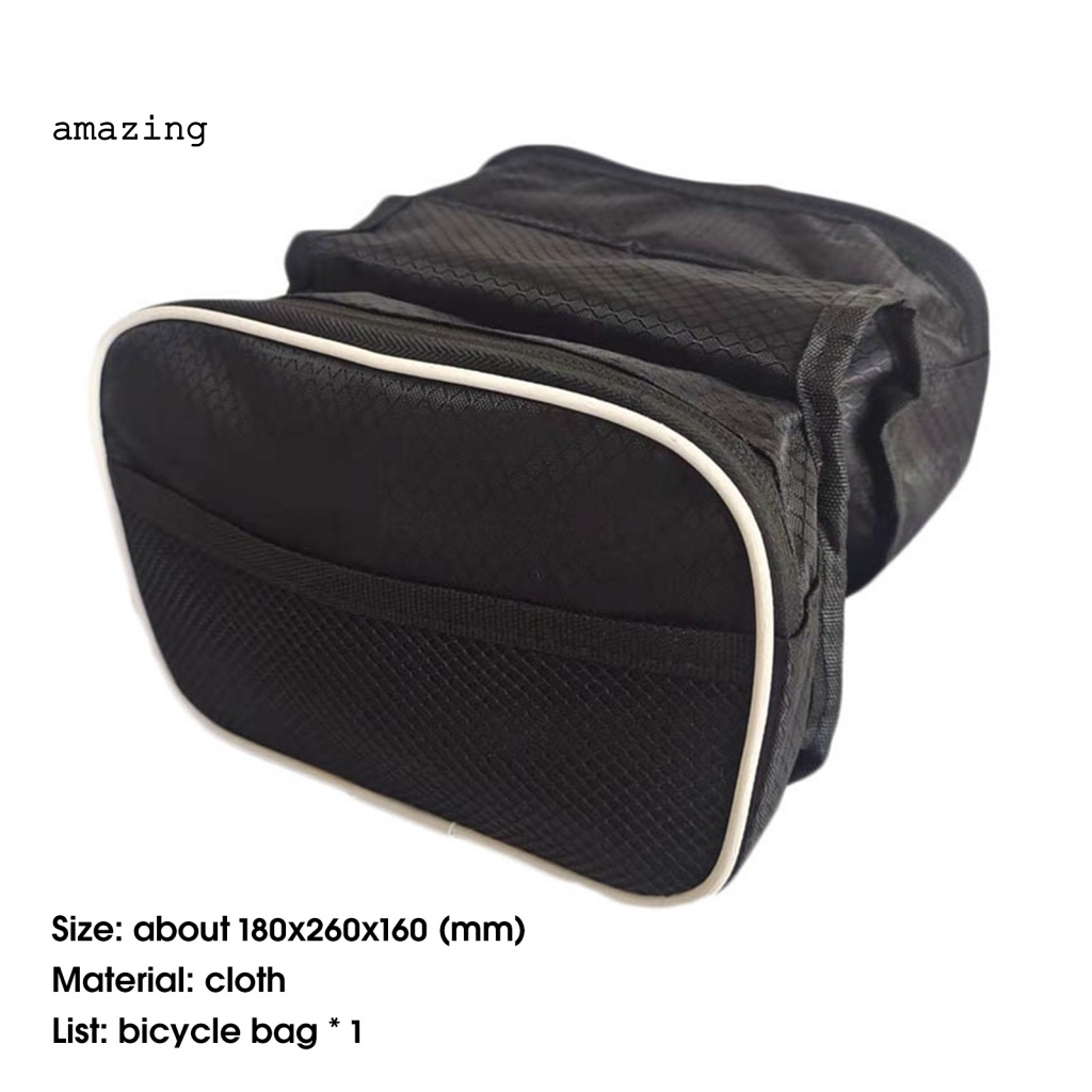 Túi Lưới Đựng Đồ Trọng Lượng Nhẹ Gắn Khung Trước Xe Đạp