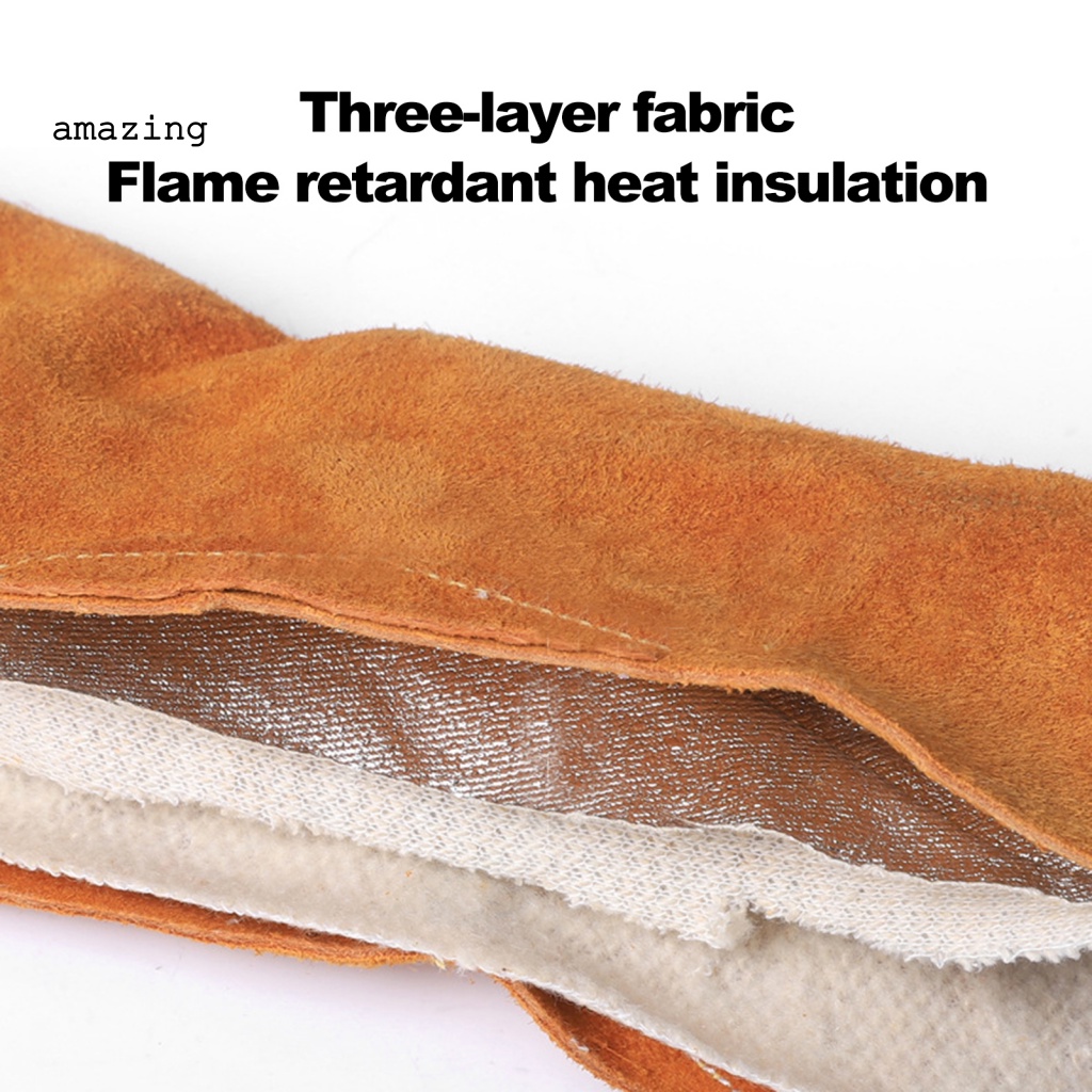 1 Đôi Găng Tay Dày Dặn Chống Bỏng Bảo Vệ Khi Đi Cắm Trại