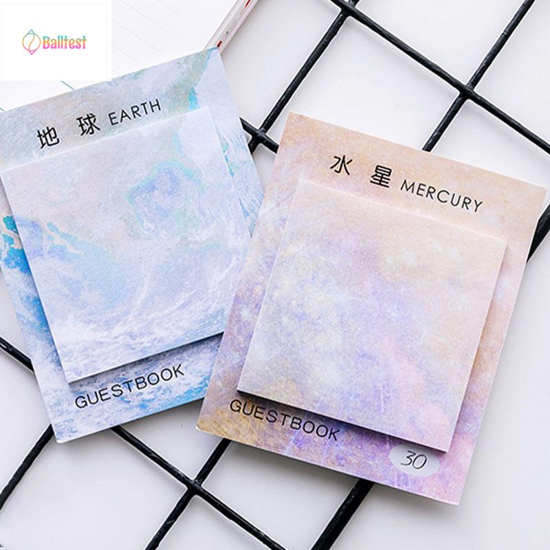 💜Giấy Dán Ghi Chú Hình Các Hành Tinh Tiện Dụng Note