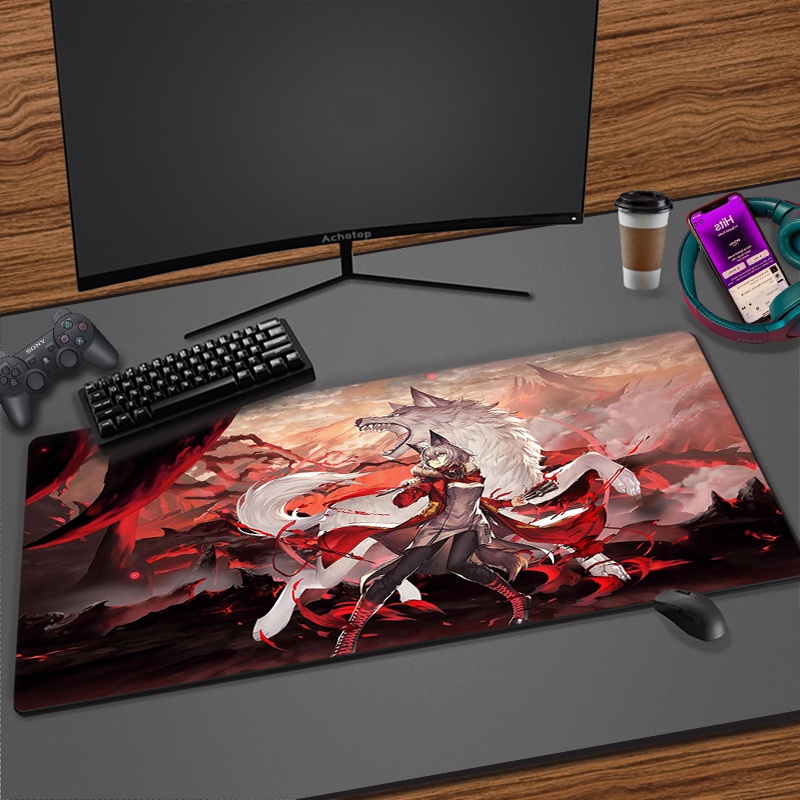 Arknights Tấm Lót Chuột Chơi game Cỡ Lớn In Hình Cô Gái anime Độc Đáo
