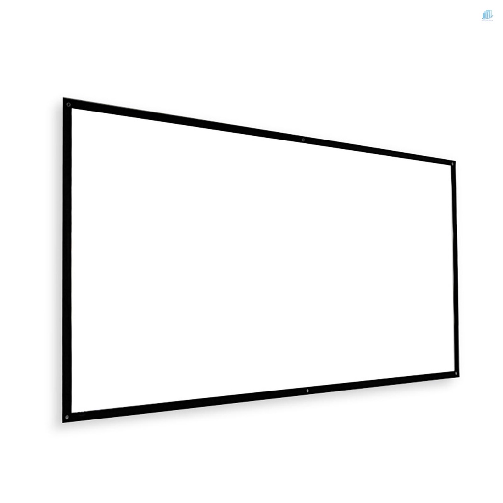 Màn Hình Máy Chiếu 100 Inch 16: 9 HD Chống Trầy Xước Chống Dị Ứng Dùng Trong Nhà / Ngoài Trời