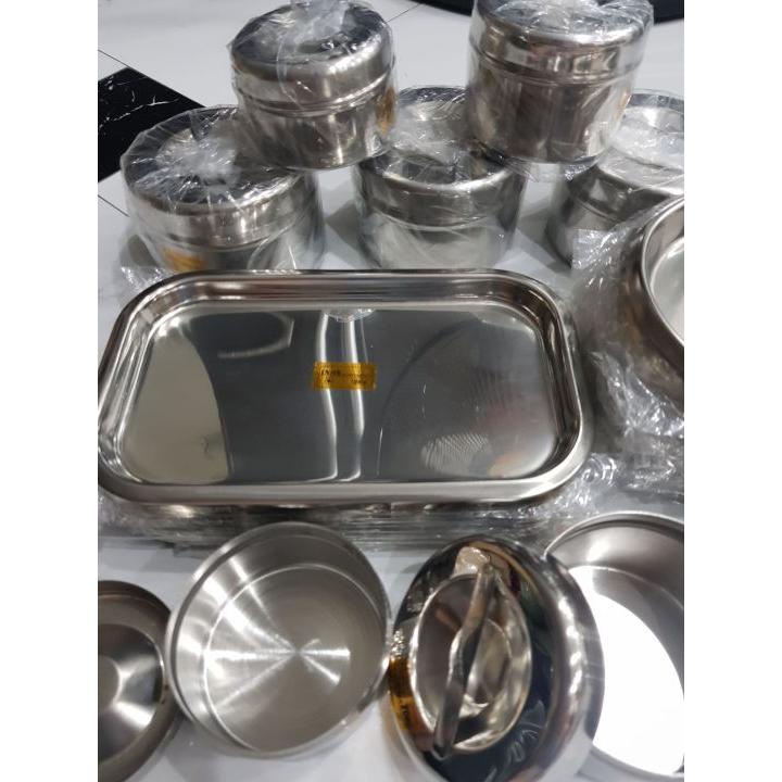 Chén bát inox 304 - khay hạt đậu - hũ chum inox dùng trong spa, thẩm mỹ viện - chum đựng gòn