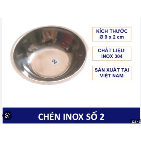 Chén bát inox 304 - khay hạt đậu - hũ chum inox dùng trong spa, thẩm mỹ viện - chum đựng gòn