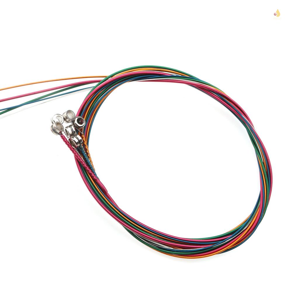 Set 6 Dây Đàn Ghi Ta Bằng Hợp Kim Thép Không Gỉ (. 007-.047)