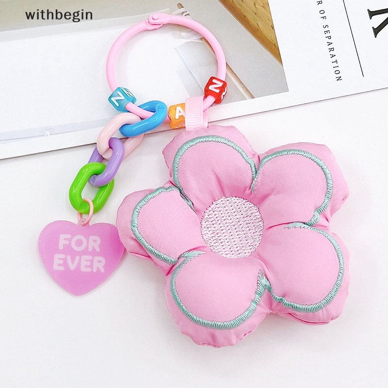 1 Móc Khóa Hoa Hướng Dương Vải Dễ Thương Dành Cho Bạn Nữ