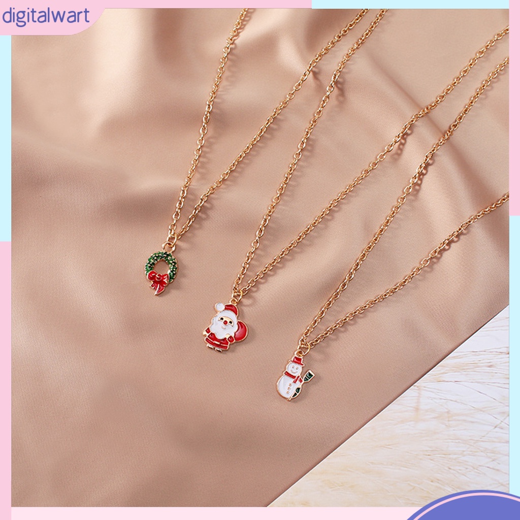 Vòng Cổ Trang Trí Chủ Đề Giáng Sinh Lấp Lánh Dễ Phối Đồ Cho Nữ