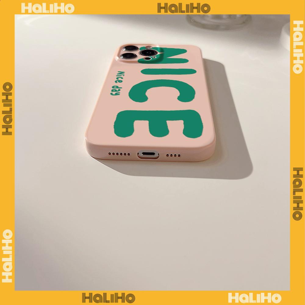 For iPhone 11 iPhone Case Pink Glossy Film TPU Soft Case Shockproof Phase Cover Protective Green Letters Compatible with iPhone 14 13 Pro max 12 Pro Max xr xs max 7Plus 8Plus