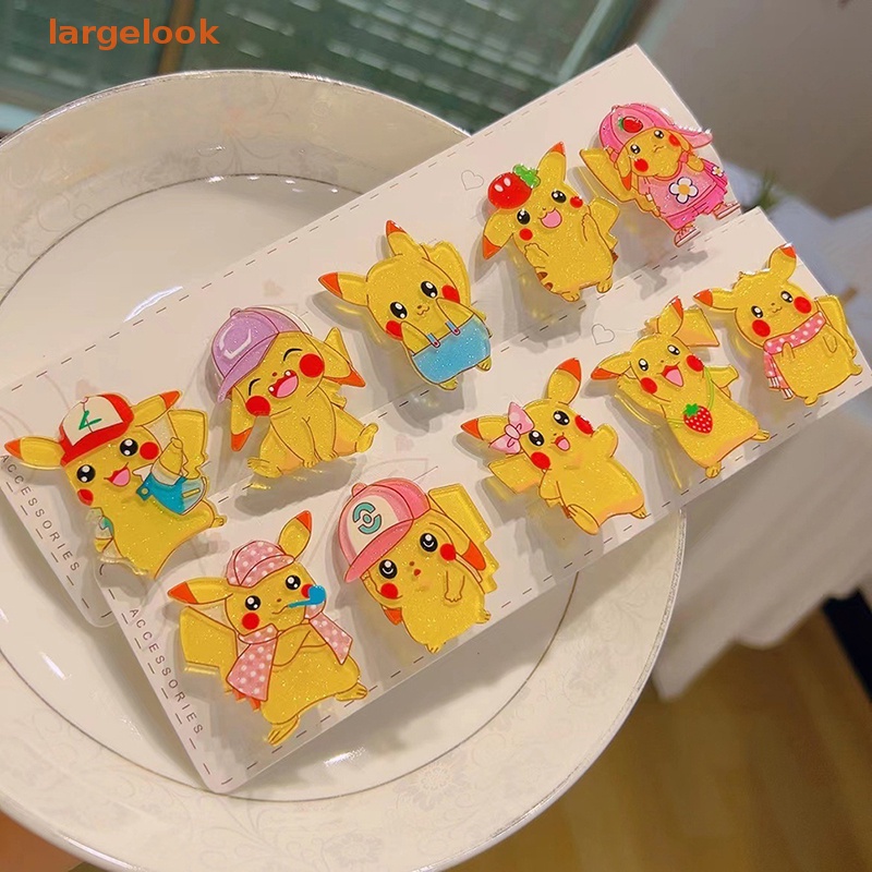 Kẹp Tóc Hình Pikachu Hoạt Hình Dễ Thương