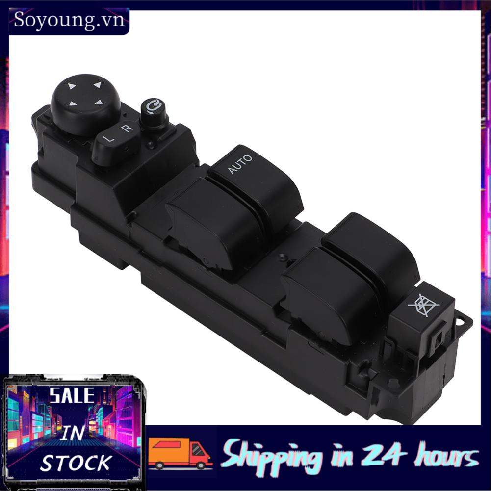 Soyoung D652‑66‑350A Durable Power Window Switch Lifter Button ABS Antiwear for RHD Replacement Mazda 6 2008-2012