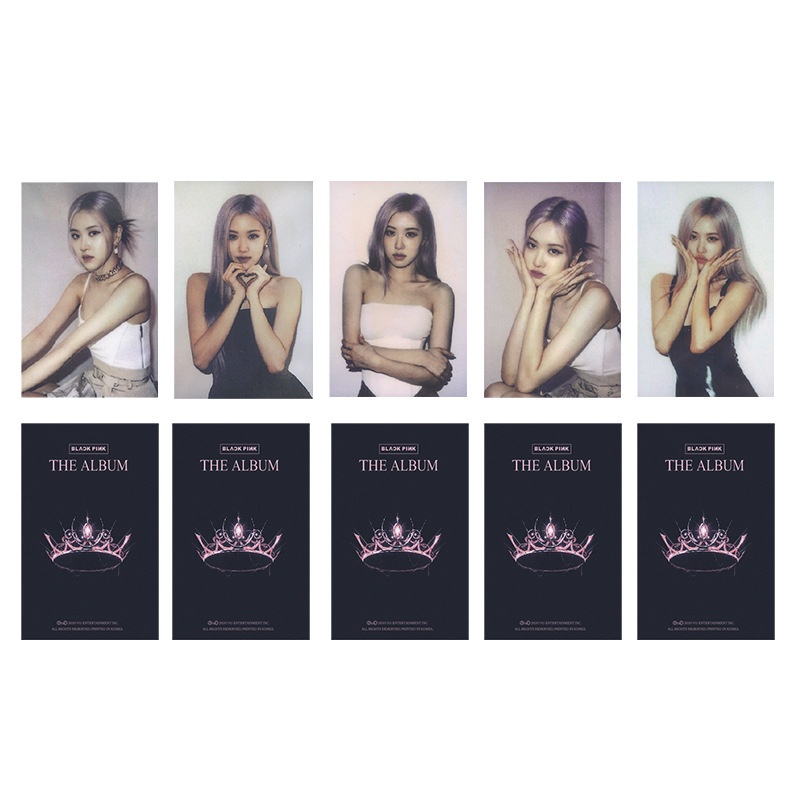 BLACKPINK The Album Official Postcard Photocard Lomo Card  In Stock New Arrival Cheap CX