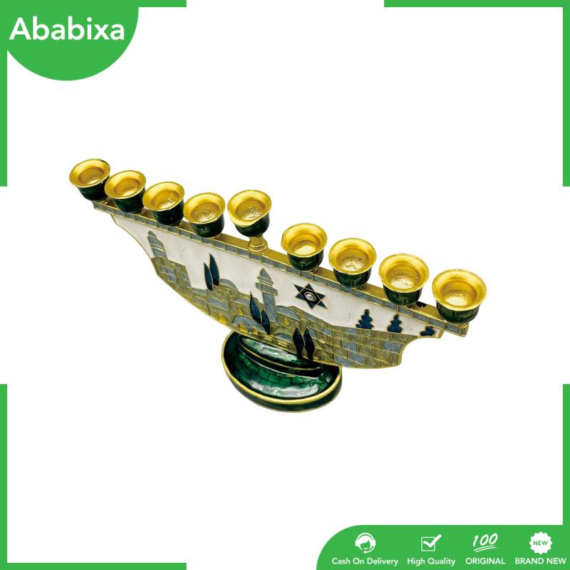 [Ababixa] Giá Đỡ Đèn Cầy Menorah 9 Nhánh Trang Trí Nhà Cửa Phòng Ăn Tối / Nông Trại