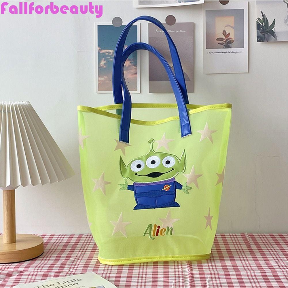 Túi Lưới Đựng Điện Thoại / Mỹ Phẩm Cỡ Lớn Họa Tiết Gấu / Dâu Tây Dễ Thương Cho Nữ