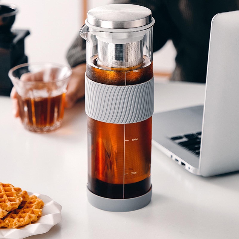 Máy pha cà phê Cold Brew Nước ép trà Bộ lọc thủy tinh
