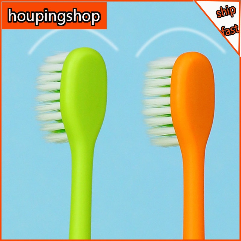 Bàn Chải Đánh Răng Lông Siêu Mềm Hình Củ Cà Rốt Hoạt Hình Cho Bé 2-8 Tuổi