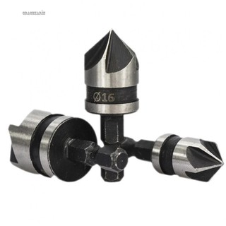 Drill Bit 12/16/19mm 90 Degree Carbon Steel Chamfer Chamferer Hexagon Metals