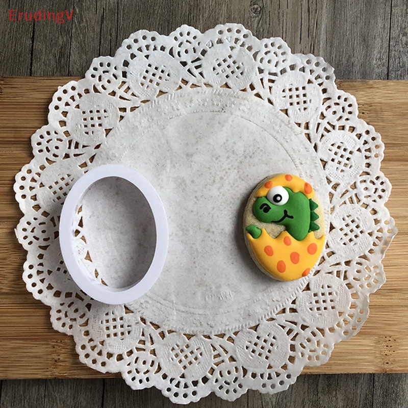 Bộ 8 Khuôn Cắt Bánh Quy Hình Khủng Long Dùng Trang Trí