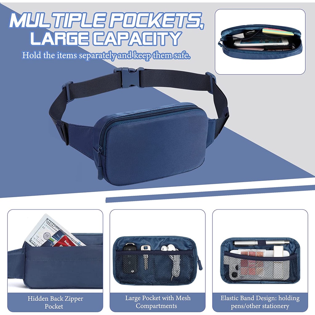 Túi Đeo Hông MoKo Mini Thời Trang Có Thể Điều Chỉnh Cho Nam Nữ