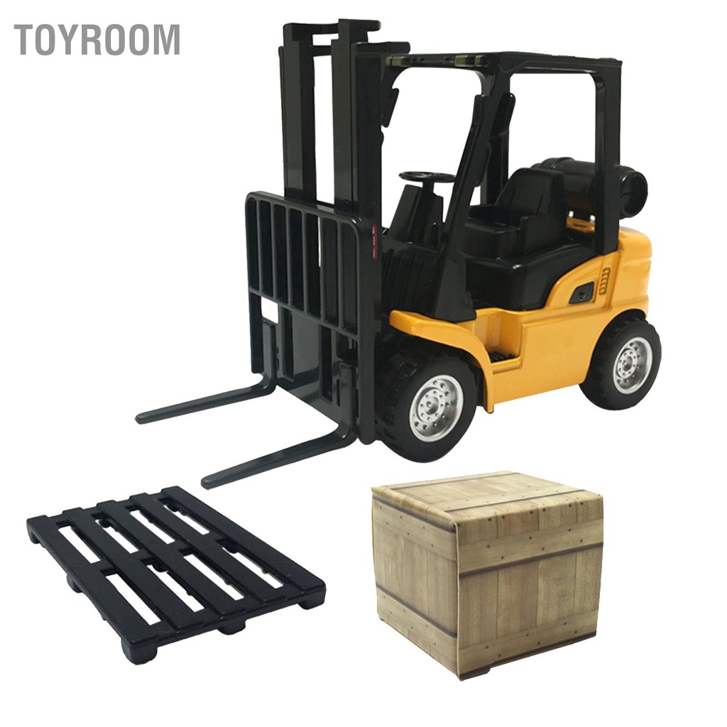Có thể bán buôn Đồ chơi xe kỹ thuật hợp kim trẻ em Kéo lại Đúc nâng xây dựng nhỏ ToyRoom Hàng giao ngay