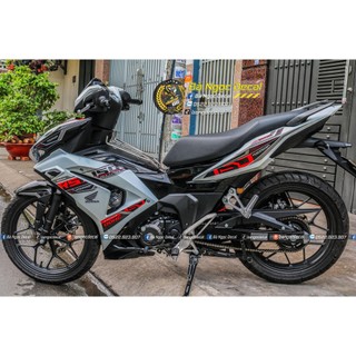 Tem rời winner v3 - mẫu rs150r đỏ đen - chuẩn from cực đẹp