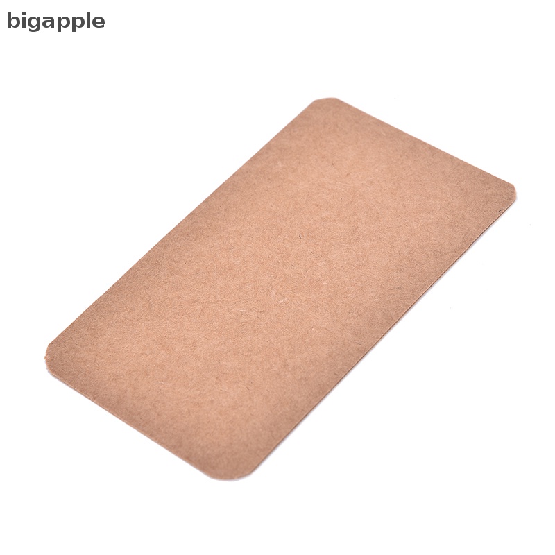 Set 100 Thẻ Tên 90X53Mm Bằng Gỗ Trơn Tiện Dụng