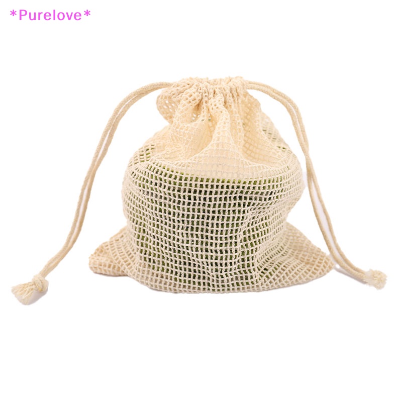 Túi Lưới Cotton Tẩy Trang Tái Sử Dụng Tiện Lợi