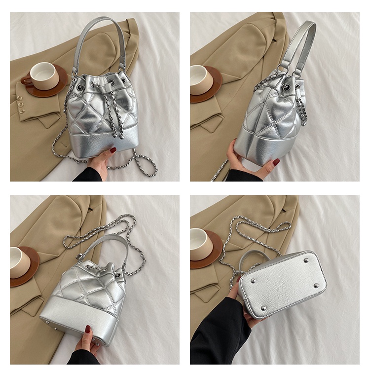 Túi Xách Da PU Màu Trơn Đeo Chéo Thời Trang Dành Cho Nữ