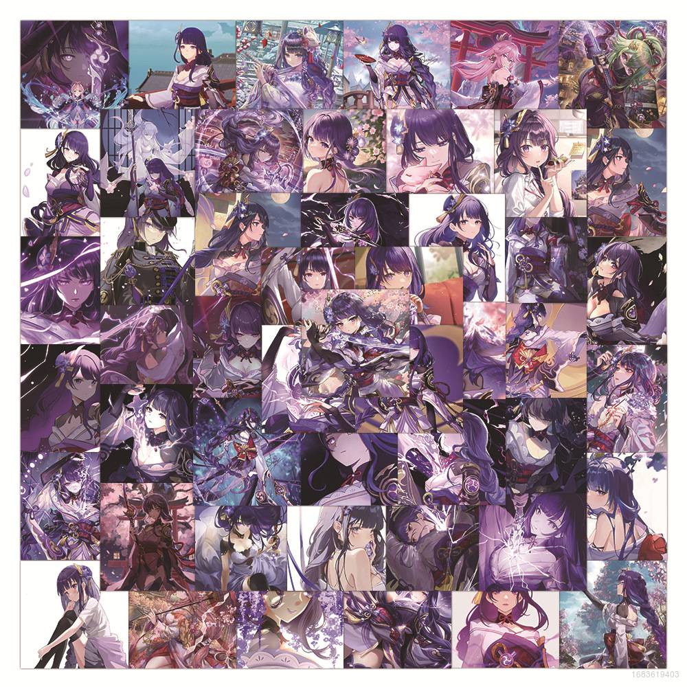 Set 60 Sticker Hình Nhân Vật Hoạt Hình Dễ Thương Dán Trang Trí Lều iPad