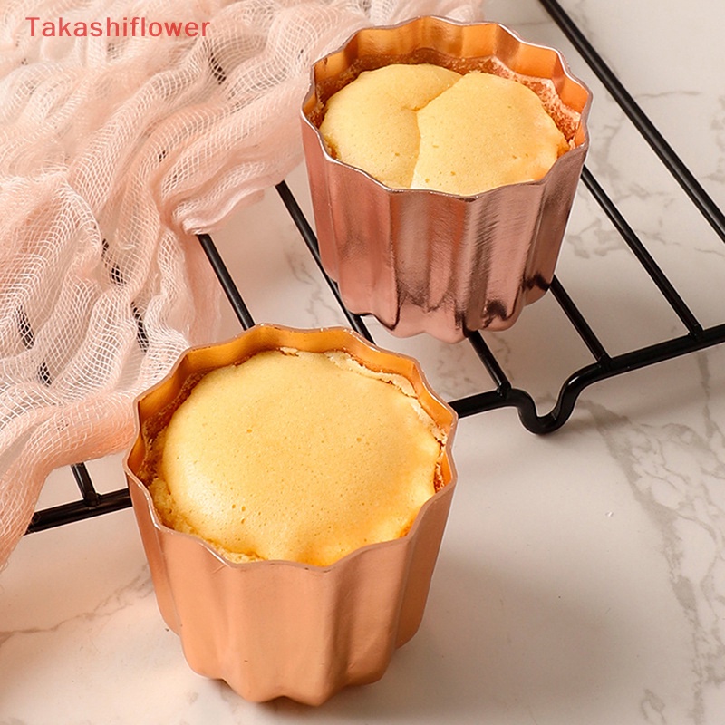 1 Khuôn Làm Bánh Cupcake Bằng Hợp Kim Nhôm Tái Sử Dụng Tiện Lợi