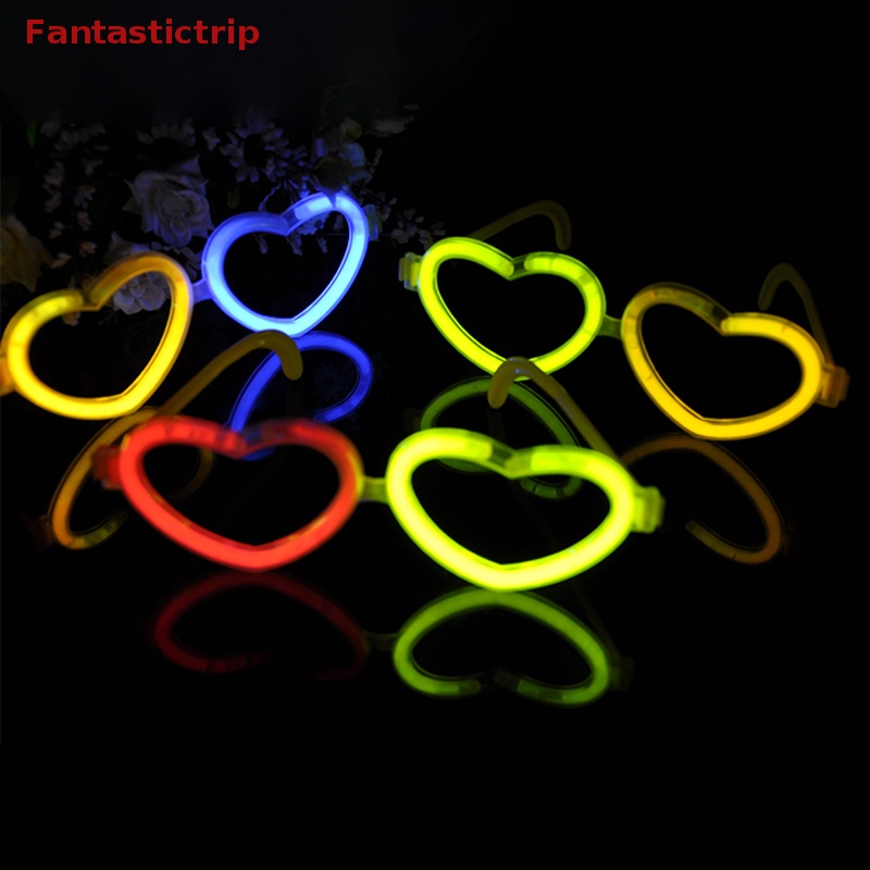 Mắt Kính Hình Trái Tim Phát Quang Độc Đáo Cho Người Lớn Và Trẻ Em DIY