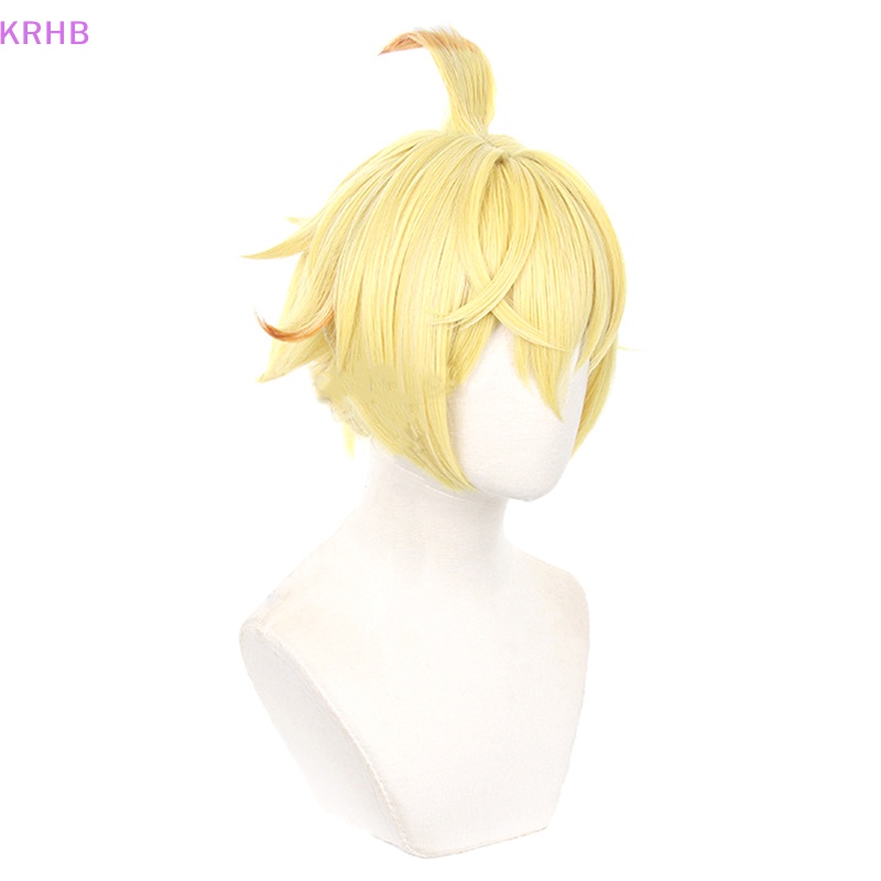 Tóc Giả Chịu Nhiệt Hóa Trang Mika KRHB Genshin Va Chạm Mới