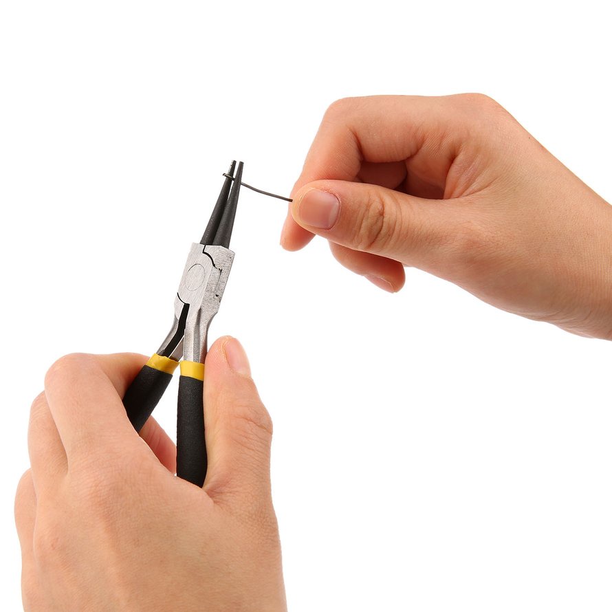 Portable Jewellery Making Beading Mini Pliers Tool Round Flat Long Nose