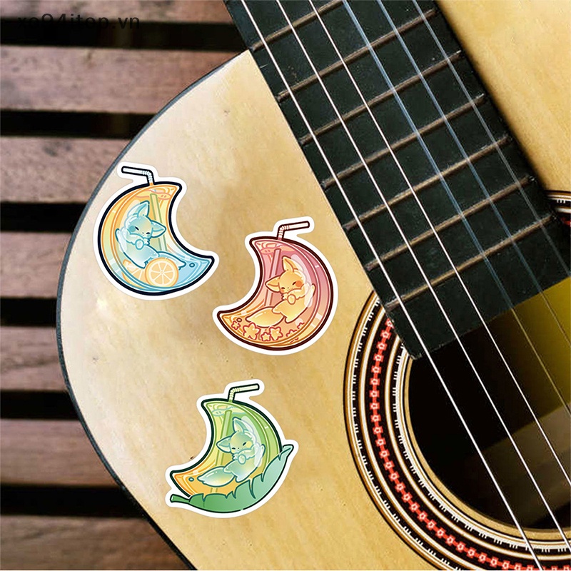 Set 40 Miếng Dán Graffiti Trang Trí Tủ Lạnh / Xe Hơi / Ván Trượt / Laptop Hình Chú Cáo Nhỏ Dễ Thương