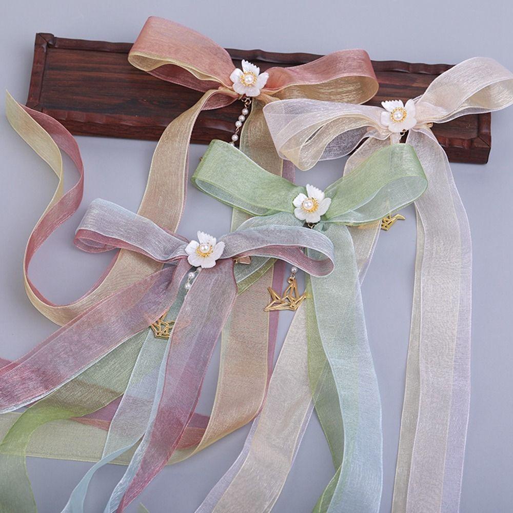 Trâm Cài Tóc Đính Nơ Tua Rua Dài Phong Cách Trung Hoa Cổ Điển VANES1