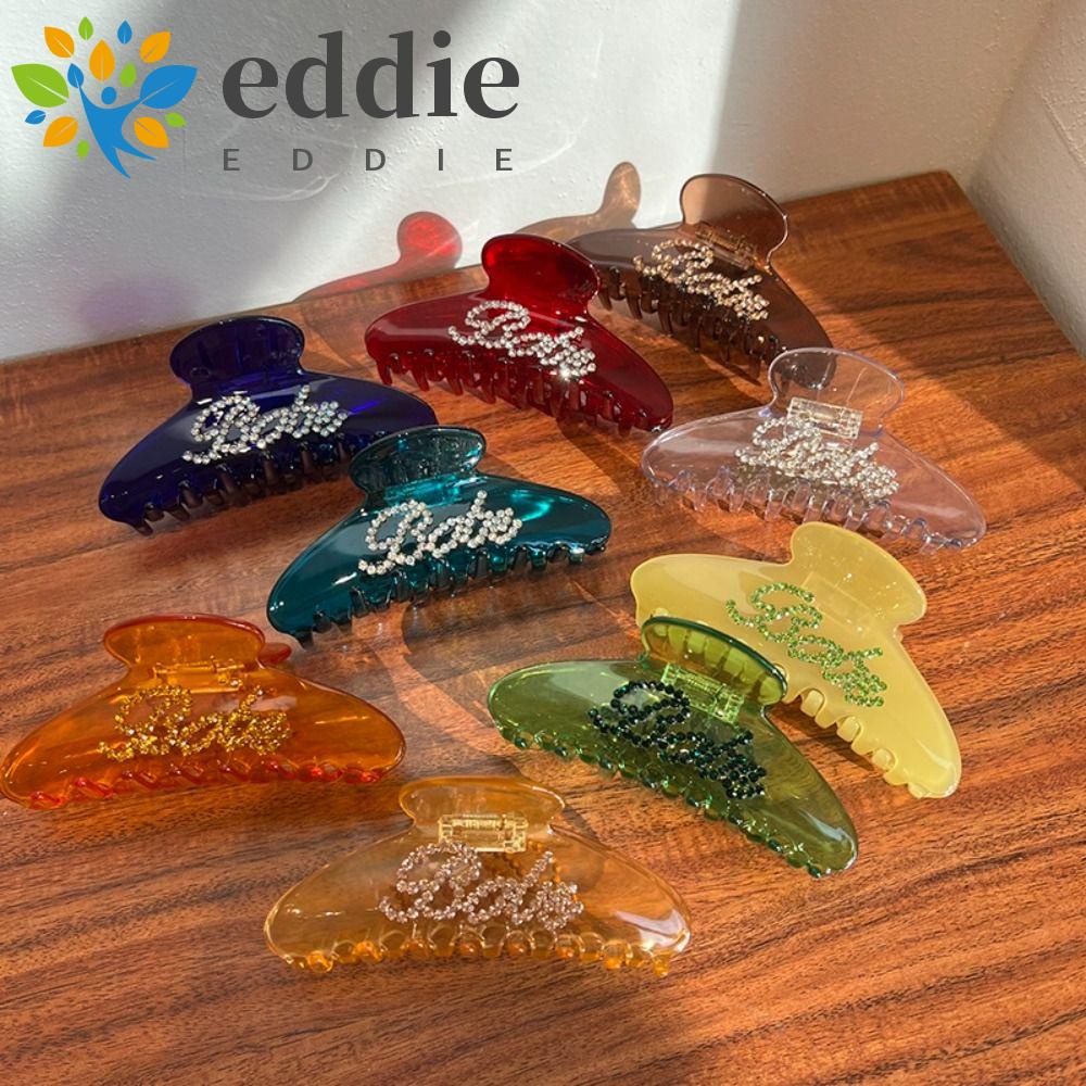 Kẹp Tóc Cá Mập Đính Đá Axit Acetic 26EDIE Dễ Thương Cho Nữ|Giá Đỡ Kẹp Tóc Đuôi Ngựa Hình Con Cua Độc Đáo Cho Nữ