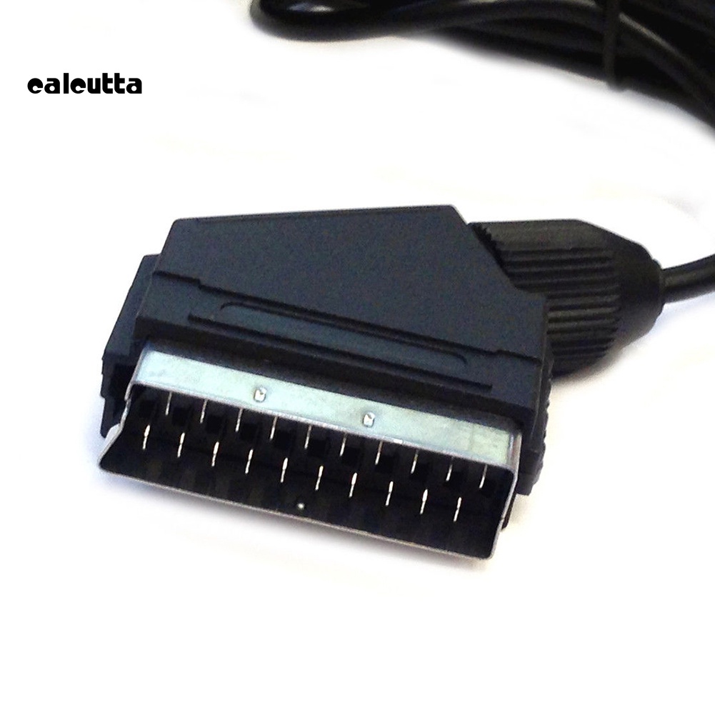 Dây Cáp Kết Nối 1.8m RGB Scart TV AV Cho Sony Playstation PS2 3