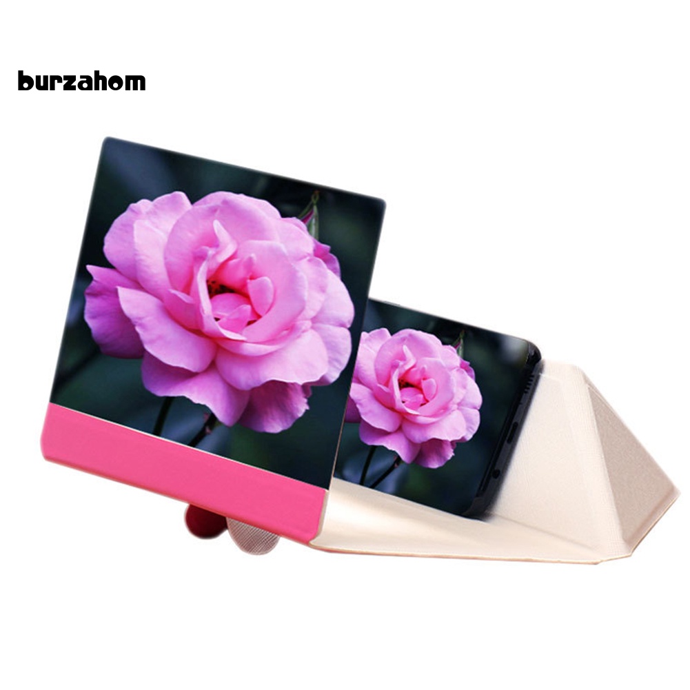 Giá Đỡ Phóng To Màn Hình Điện Thoại Giả Da 10inch Gấp Gọn Tiện Dụng