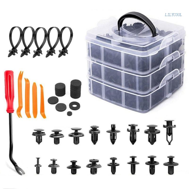 Set 750 Đinh Tán Nhựa Phụ Tùng Cho Xe Ô Tô
